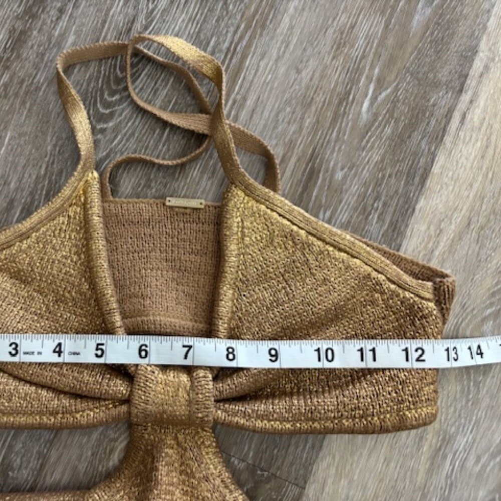 Cult Gaia Serita Dress - Gold - Size S - Picture 12 of 12